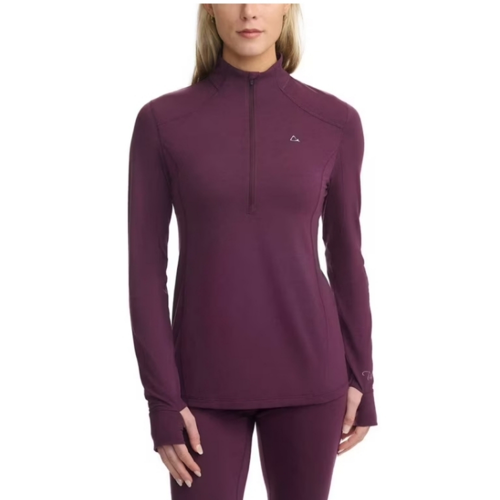 Paradox Women's 1/4 Zip Merino Wool Blend Base Layer Top